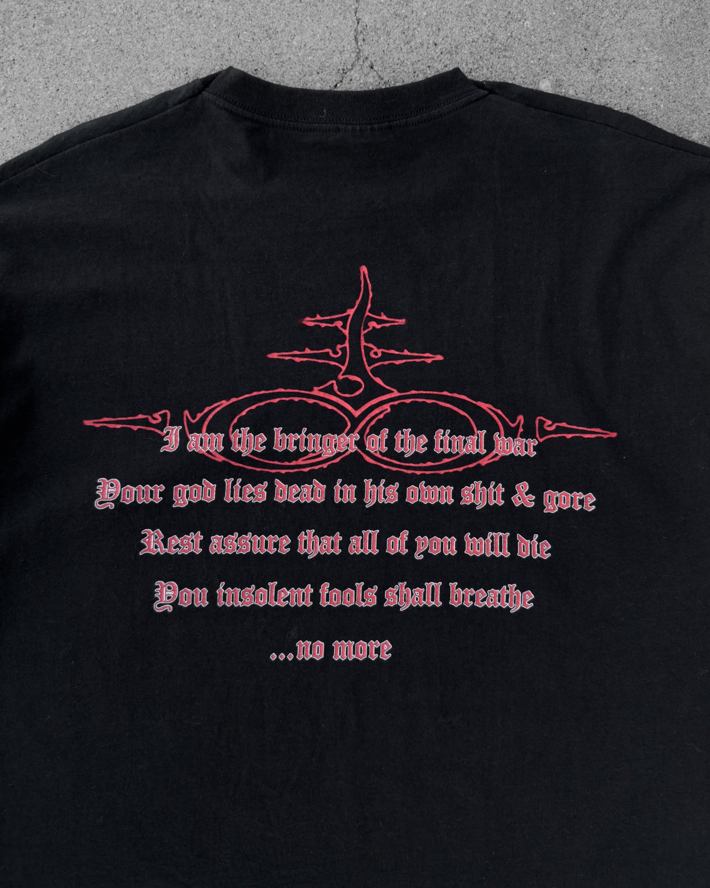 VINTAGE 2000S NAGLFAR BLACK BAND TEE – UNSOUND RAGS