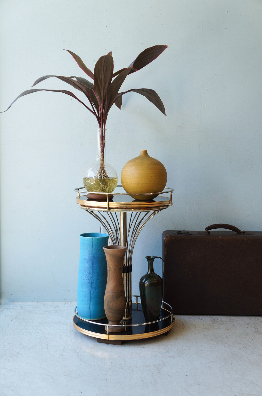 アメリカヴィンテージ サイドテーブル ラウンド ミッドセンチュリー