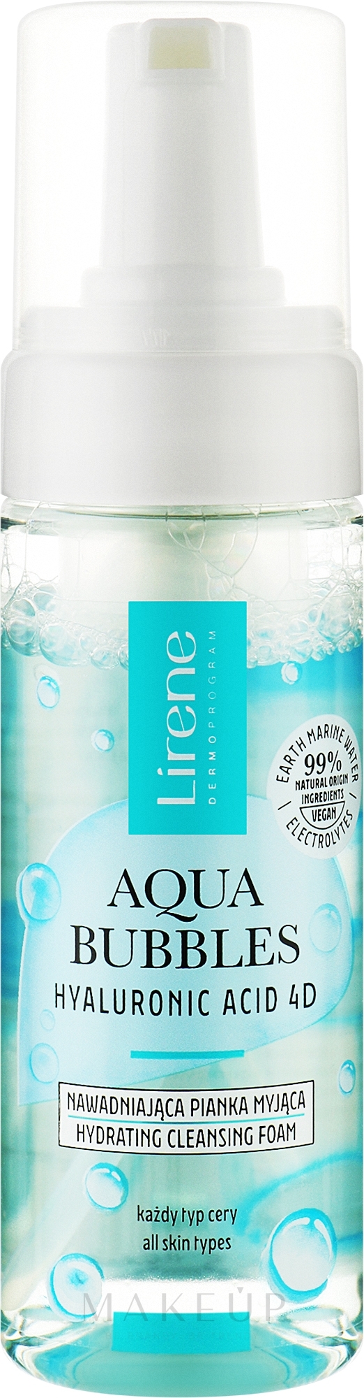 Moisturizing Face Cleansing Foam - Lirene Aqua Bubbles Hyaluronic