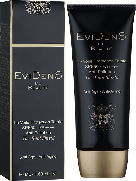 Face Sunscreen SPF 50++++ - EviDenS De Beaute Total Shield SPF50