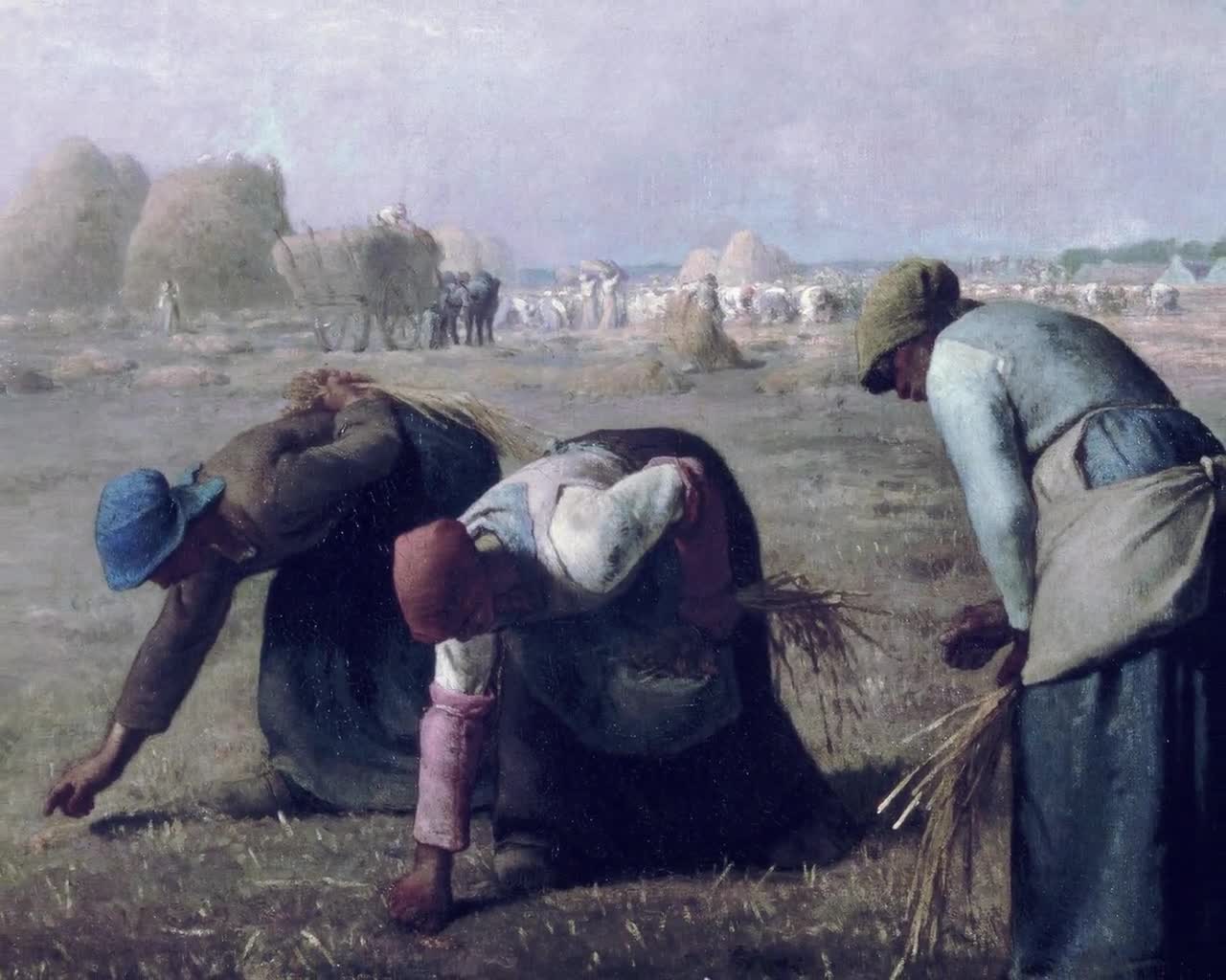 ジャン・フランソワ・ミレー作「落穂拾い」 | フランスの古典絵画