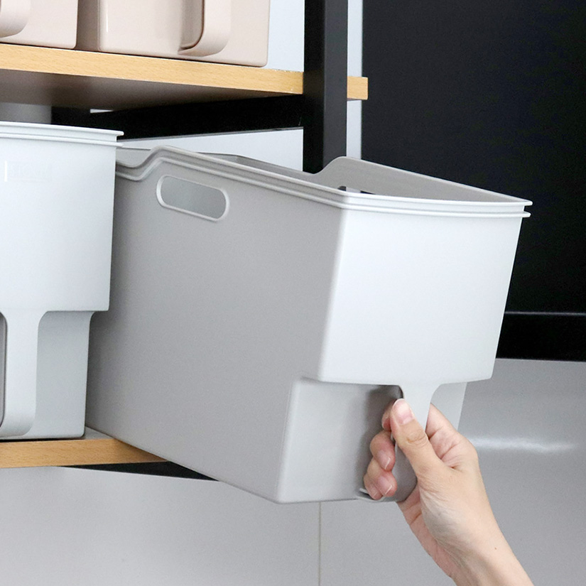 キッチン収納ケース ハンディストッカー スリム 4個セット 吊り戸棚
