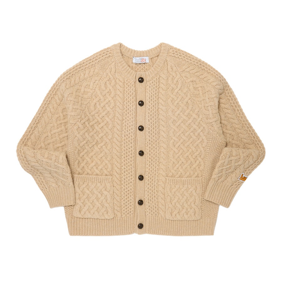 Cable Knit Cardigan | buddix | VERTICAL GARAGE OFFICIAL ONLINE