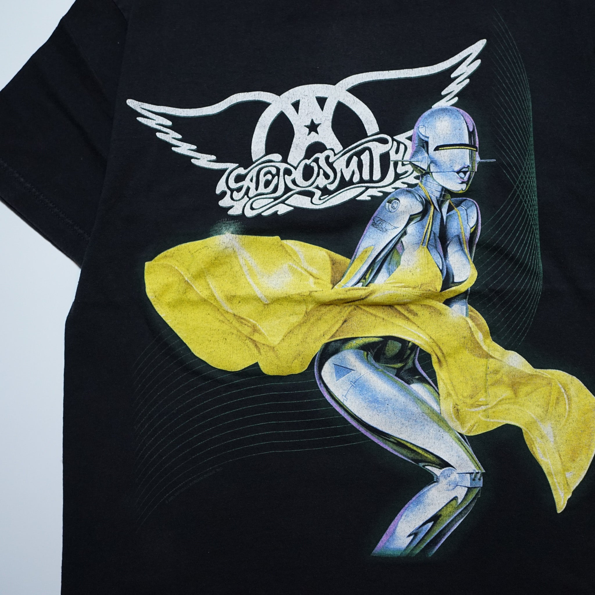 AEROSMITH SORAYAMA JUST PUSH PLAY WORLD TOUR 2001 FITS M-L (k_1119