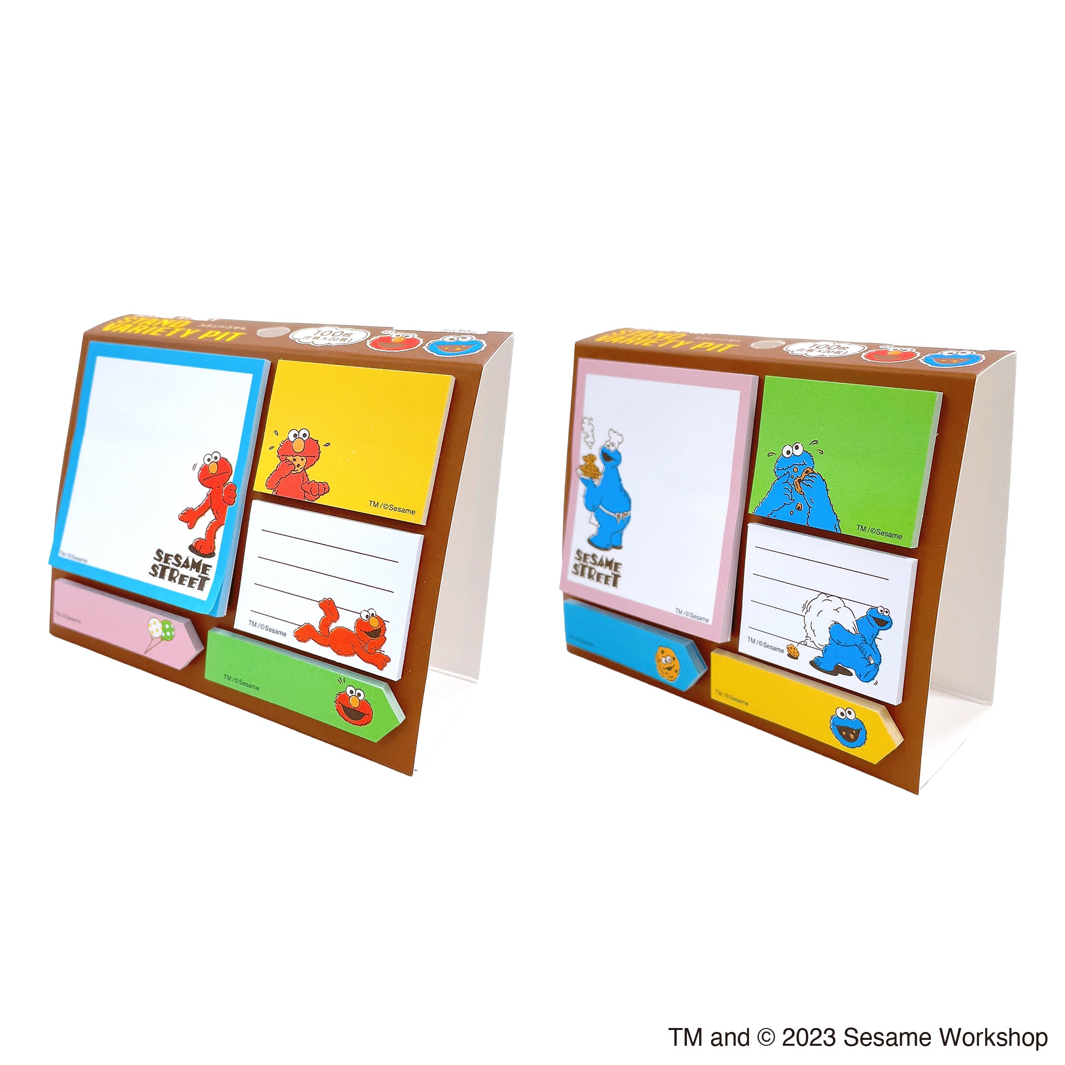 在庫限り】セサミストリート スタンド付箋 100枚入 336671