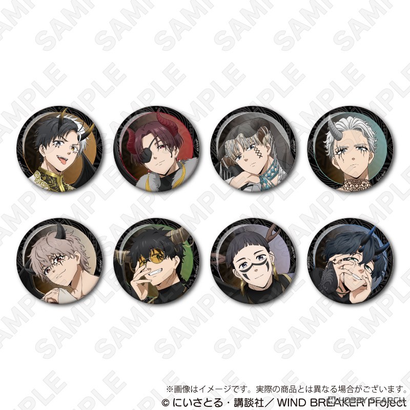 WIND BREAKER トレーディング缶バッジ デビルver. (8個セット