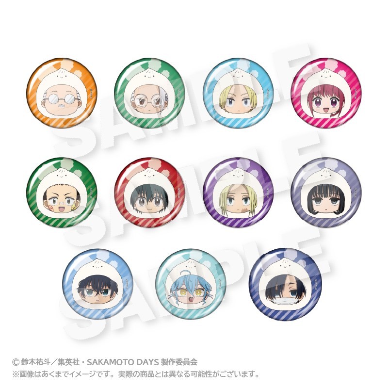 TVアニメ『SAKAMOTO DAYS』 トレーディング まるめいつ缶バッジ (11個