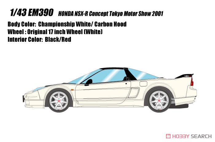 Honda NSX-R Concept Tokyo Motor Show 2001 Championship White