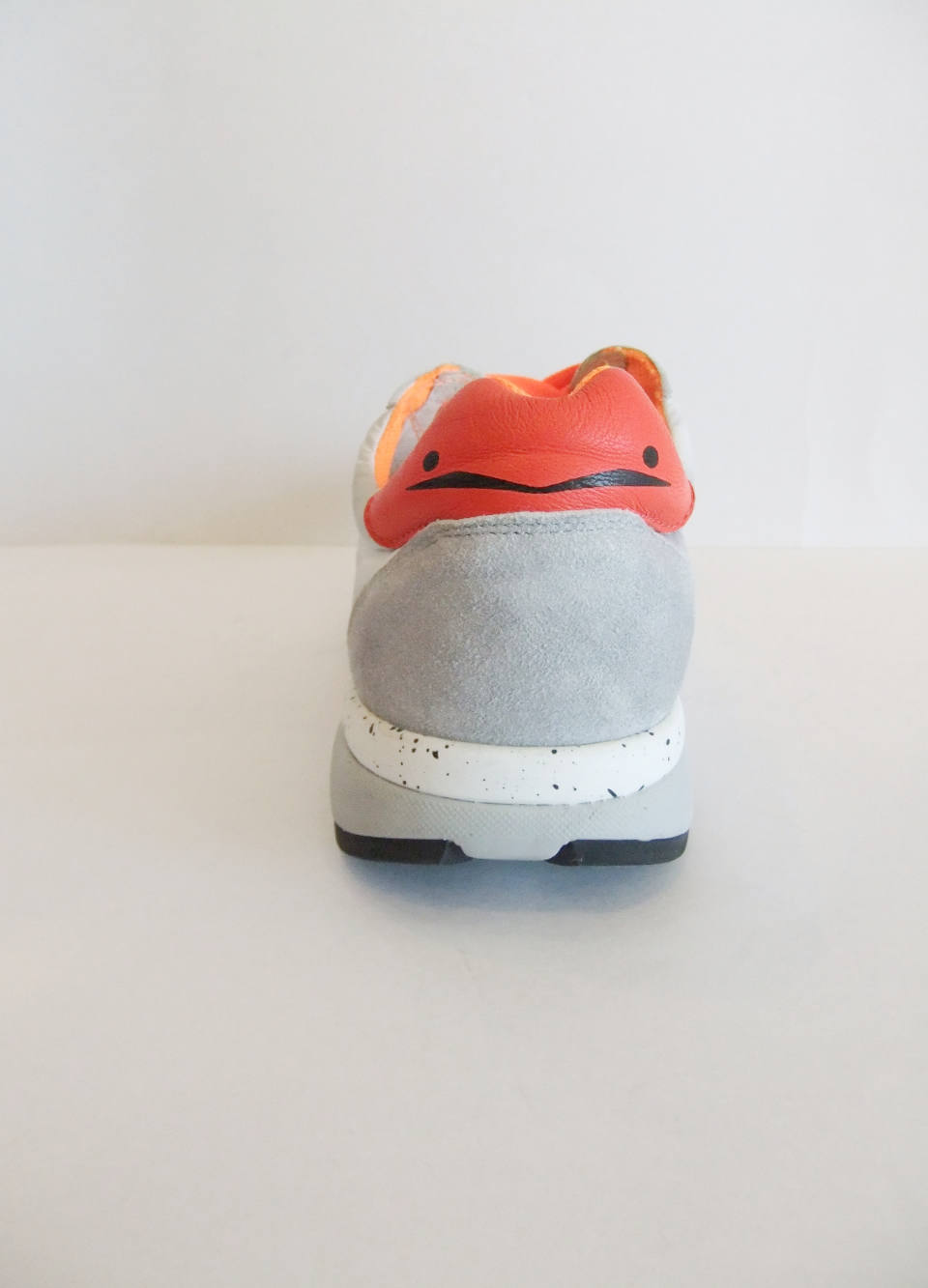 VOILE BLANCHE - NEW LENNY ナイロン X スエード スニーカー (グレーX