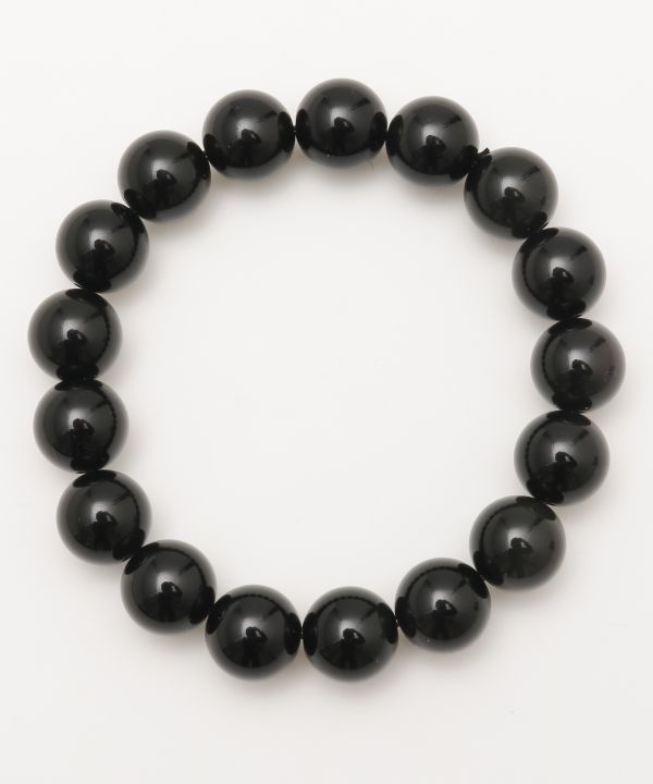 レインボーオブシディアン緑12mmブレスレット(ﾒｷｼｺ): 『岩座