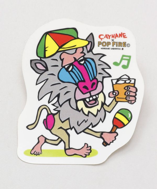 ラスタステッカー【Amina×POP FIREコラボ】(DOG RIDER): 『チャイハネ