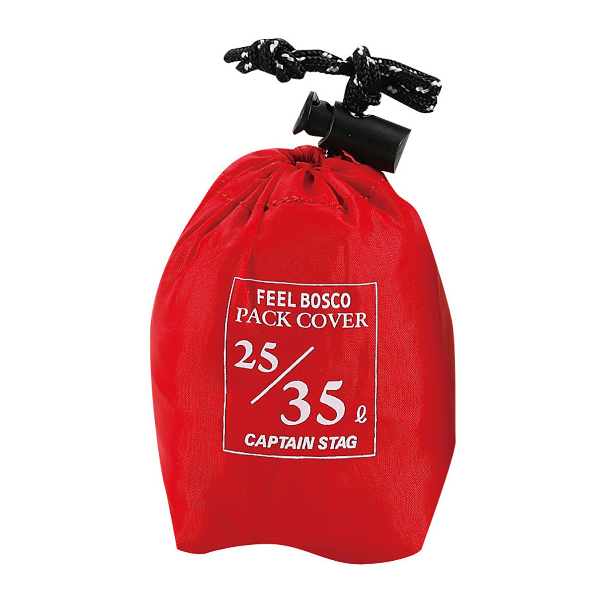 FEEL BOSCO ザックカバー 25 (レッド) - アウトドア・キャンプ用品