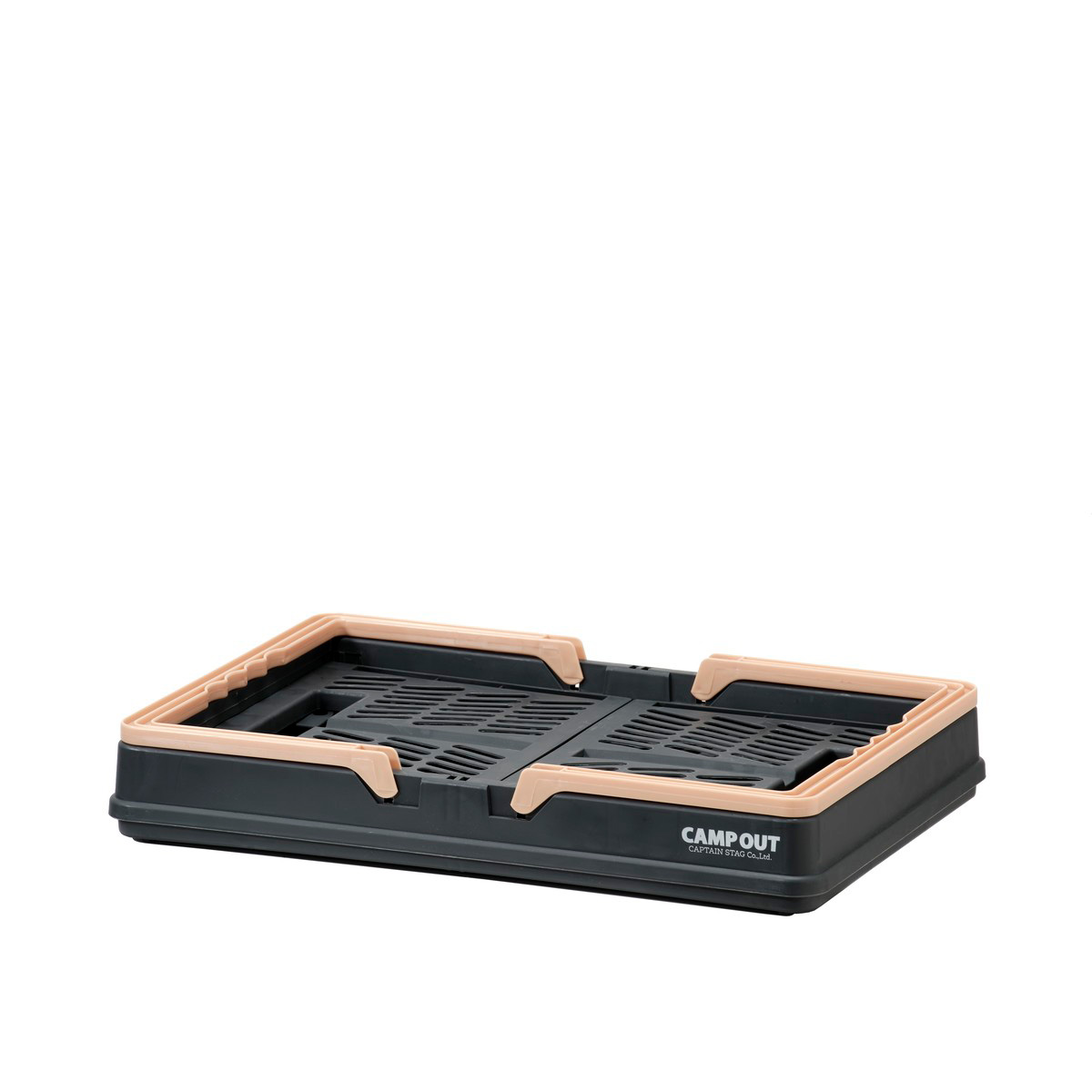 キャンプアウト FDハンディコンテナ〈L〉（ダークグレー