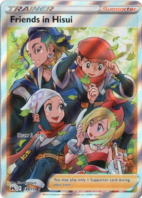 ヒスイの仲間たち SR 海外版 英語版 Friends in Hisui - 148/159
