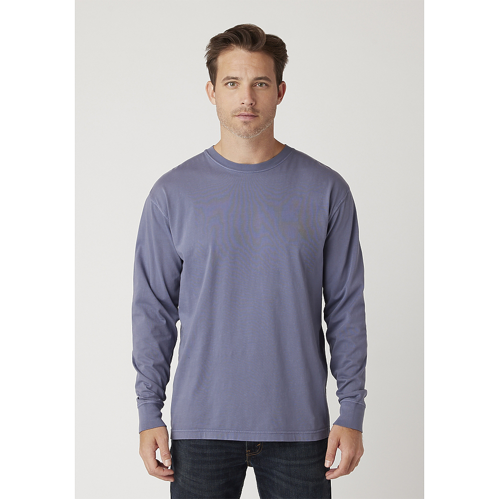 Cotton Heritage Garment Dye Long Sleeve Tee | Carolina-Made