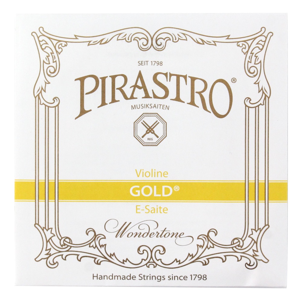 PIRASTRO Gold 315821 E線 ループエンド スチール バイオリン弦