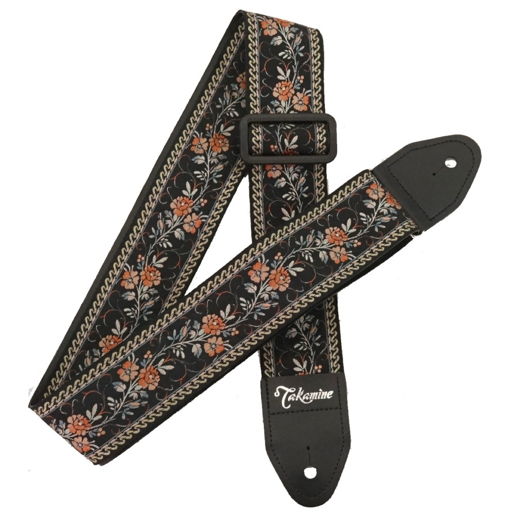 TAKAMINE TGS-6 BL ギターストラップ(タカミネ ギターストラップ
