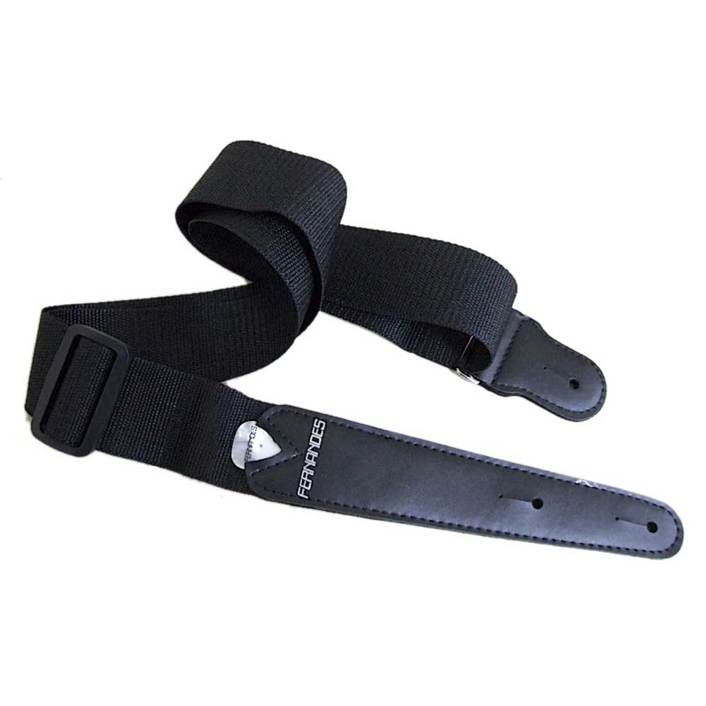 FERNANDES S-1100 BLK ギターストラップ(フェルナンデス ギター