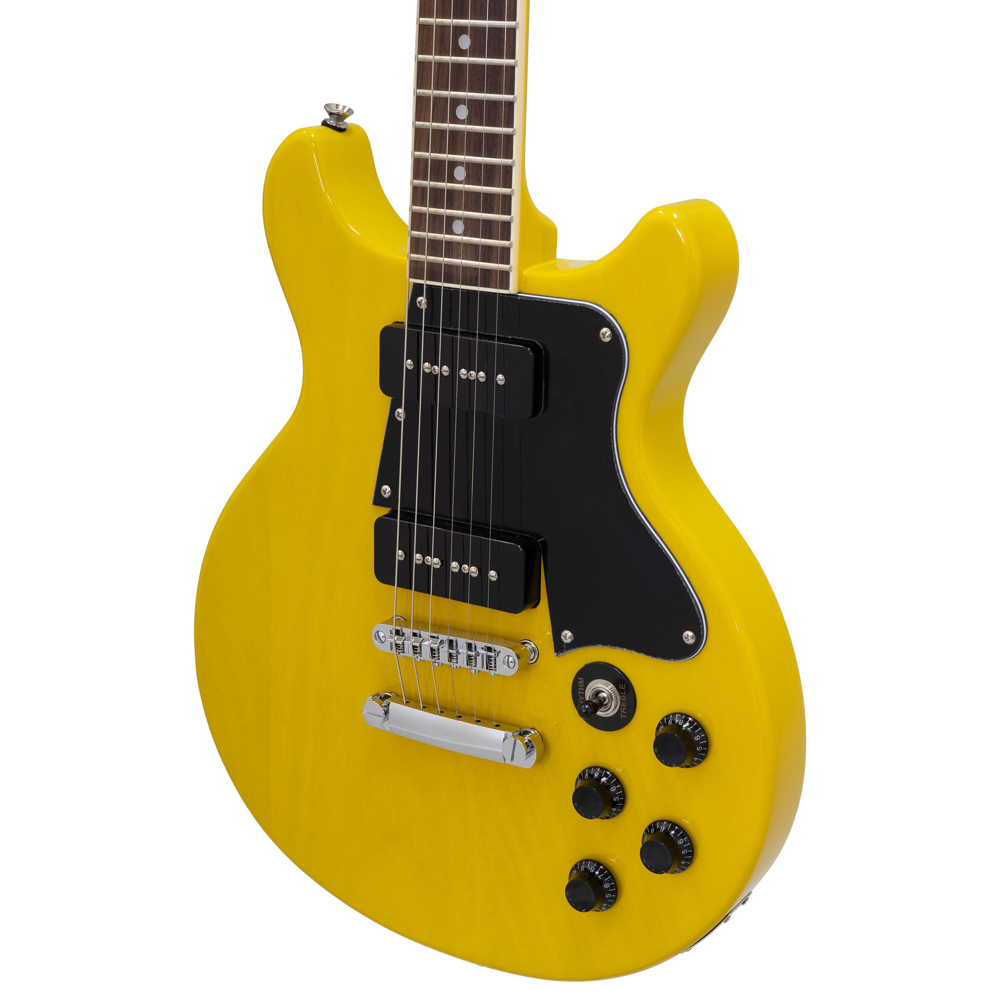 BLITZ by ARIA ブリッツバイアリア BLP-SPL/DC YL エレキギター(ダブル