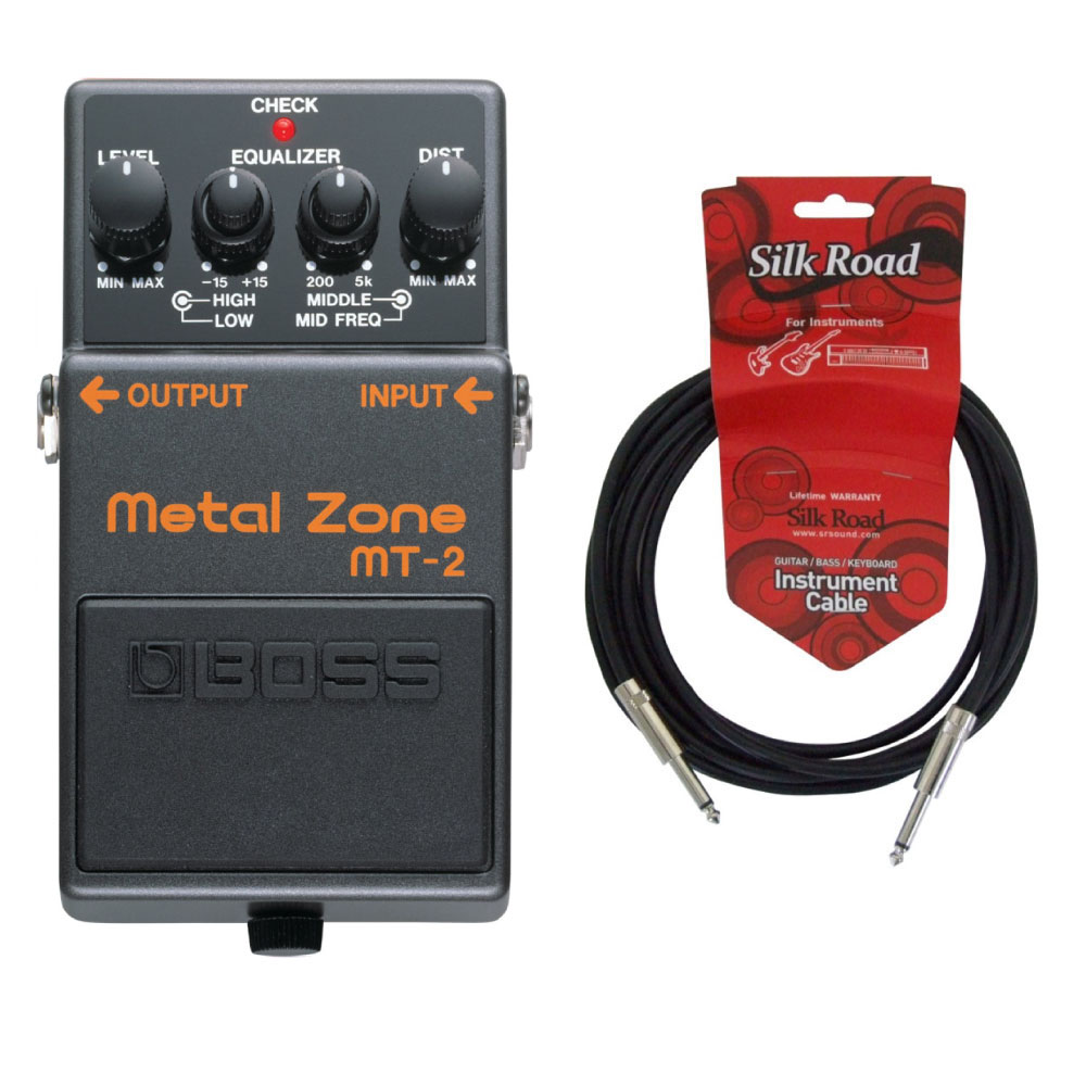 BOSS MT-2 3Mシールドケーブル付き メタルゾーン エフェクター(ボス
