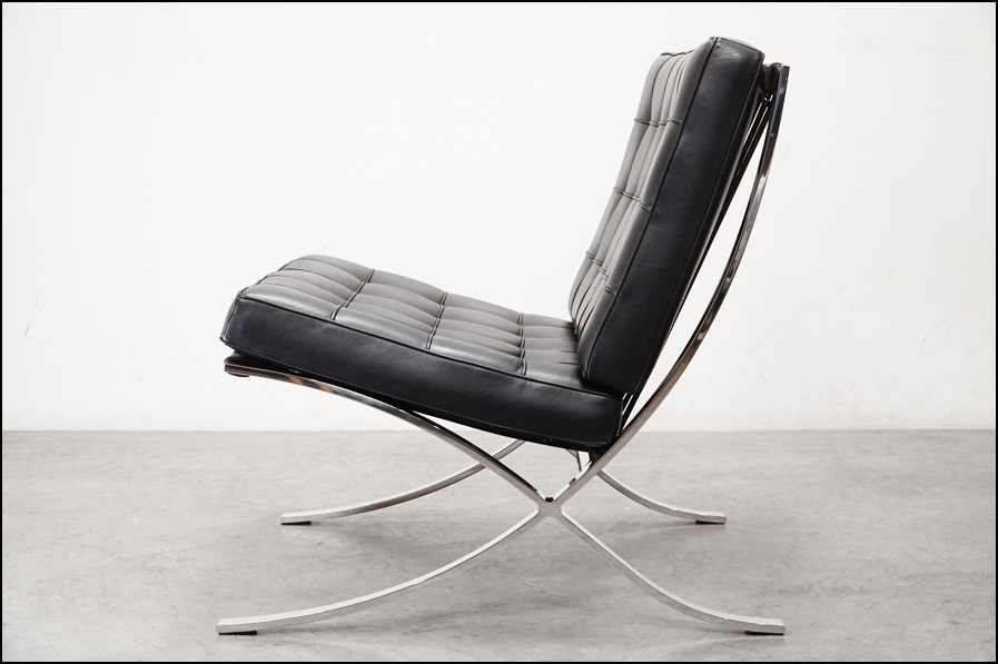 knoll(ノール) バルセロナチェア+オットマン(スツール) ミースファン