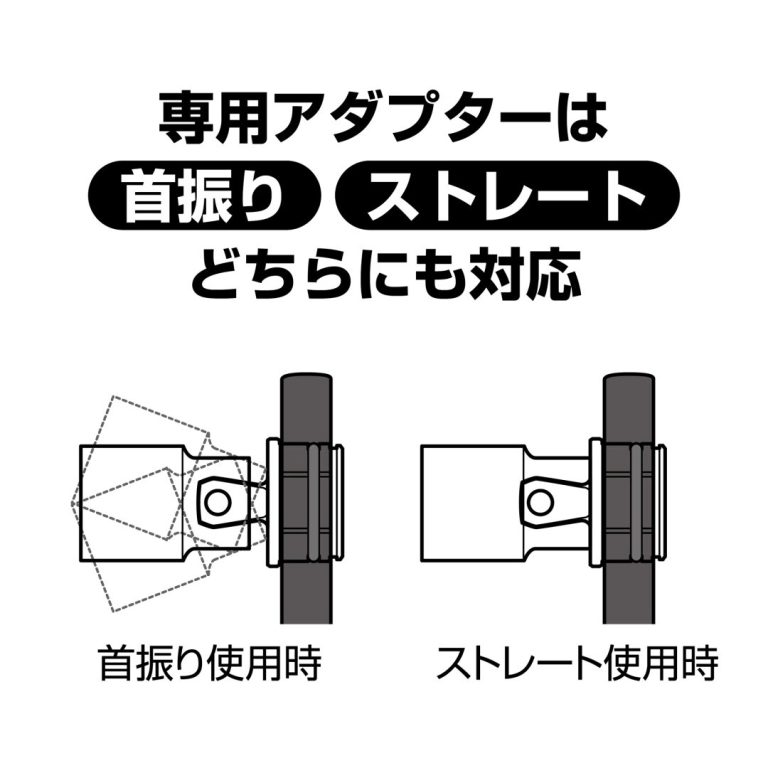 オフセットアダプター19mm用 9．52mm（3／8”）アダプター | ANEX