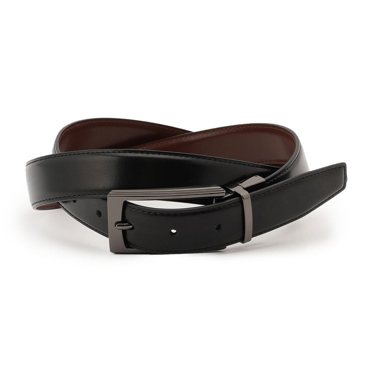 黒×茶 リバーシブルベルト MAJI【AOKI公式通販】
