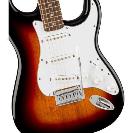 Squier Affinity Series Stratocaster Electric Guitar, Laurel, 3