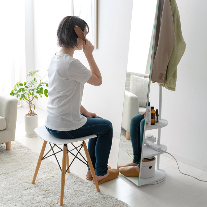 収納付きスタンドミラー SOFIA(ソフィア) | 家具・インテリア通販