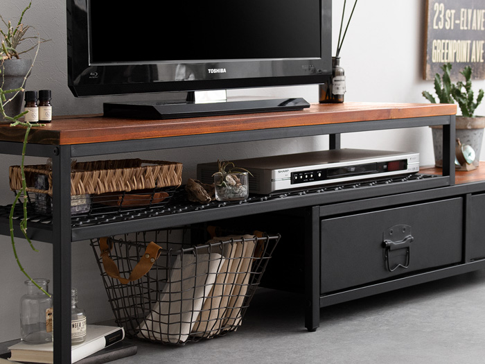 ヴィンテージウッド伸縮TVボード BILLS(ビルズ) | 家具・インテリア