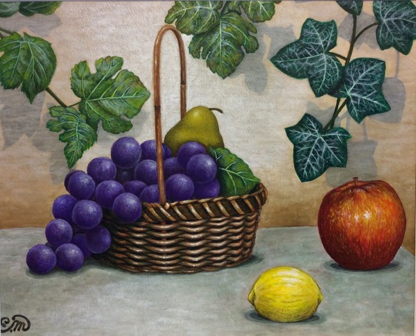 フランス人形と花」 by 水落恵美子｜Artmeter｜暮らしを彩るアートが