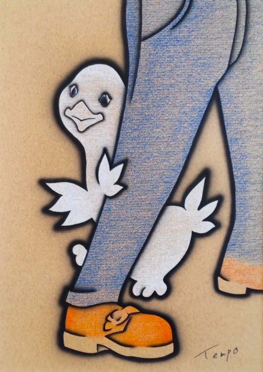 コザクラインコ」 by 徳田梨花｜Artmeter｜暮らしを彩るアートが