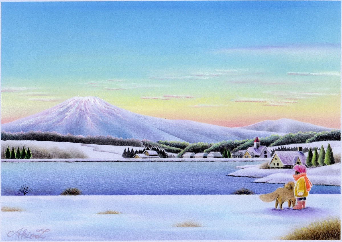 1月の風景2024」 by アキオ｜Artmeter｜暮らしを彩るアートが、きっと