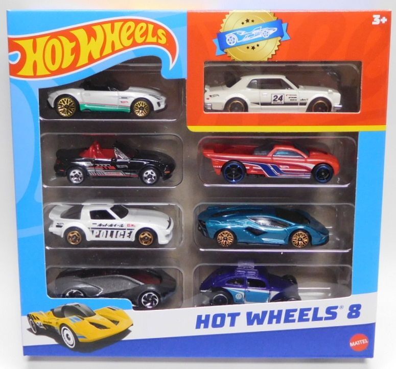 2024 HOT WHEELS 8CAR GIFT PACK 【1971 NISSAN SKYLINE H/T 2000 GT-R