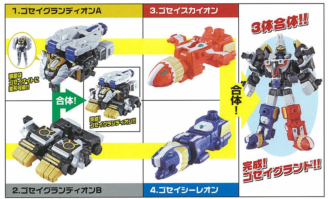 ミニプラ天装合体 ゴセイグランド｜発売日：2010年7月｜バンダイ