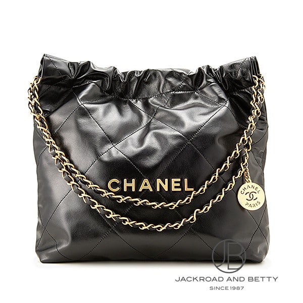 CHANEL 22 スモール ハンドバッグ ブラック 黒[AS3260 B19059 94305