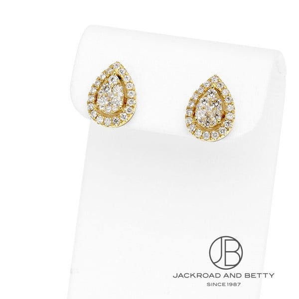 ペアシェイプ ダイヤ ピアス[] Pear Shape Diamond Earring | ノー