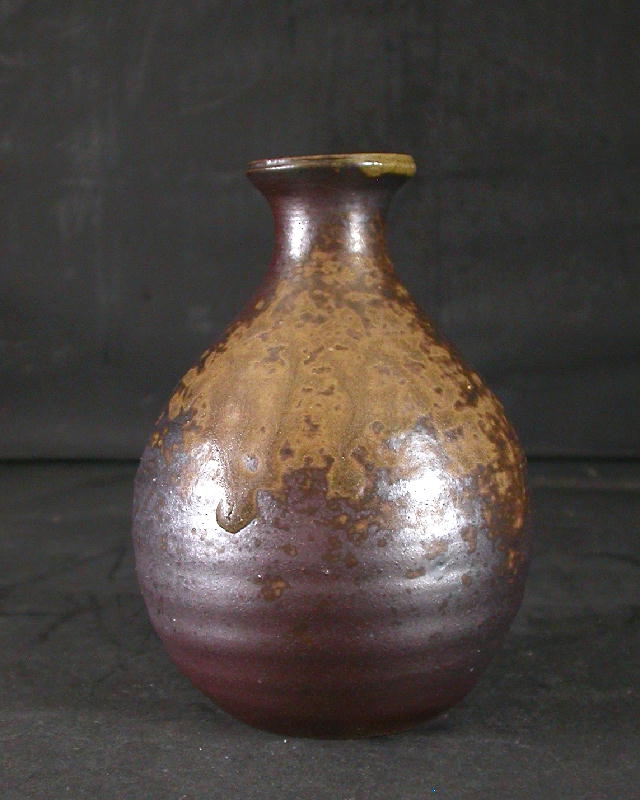 備前焼 登窯 備前焼中堅作家 武用 君彦 共箱付黄ゴマ徳利3 備前焼卸