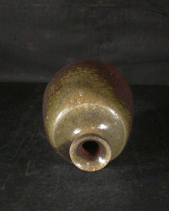 備前焼 登窯 備前焼中堅作家 中村 真一郎 共箱付き黄ゴマ徳利1 備前焼