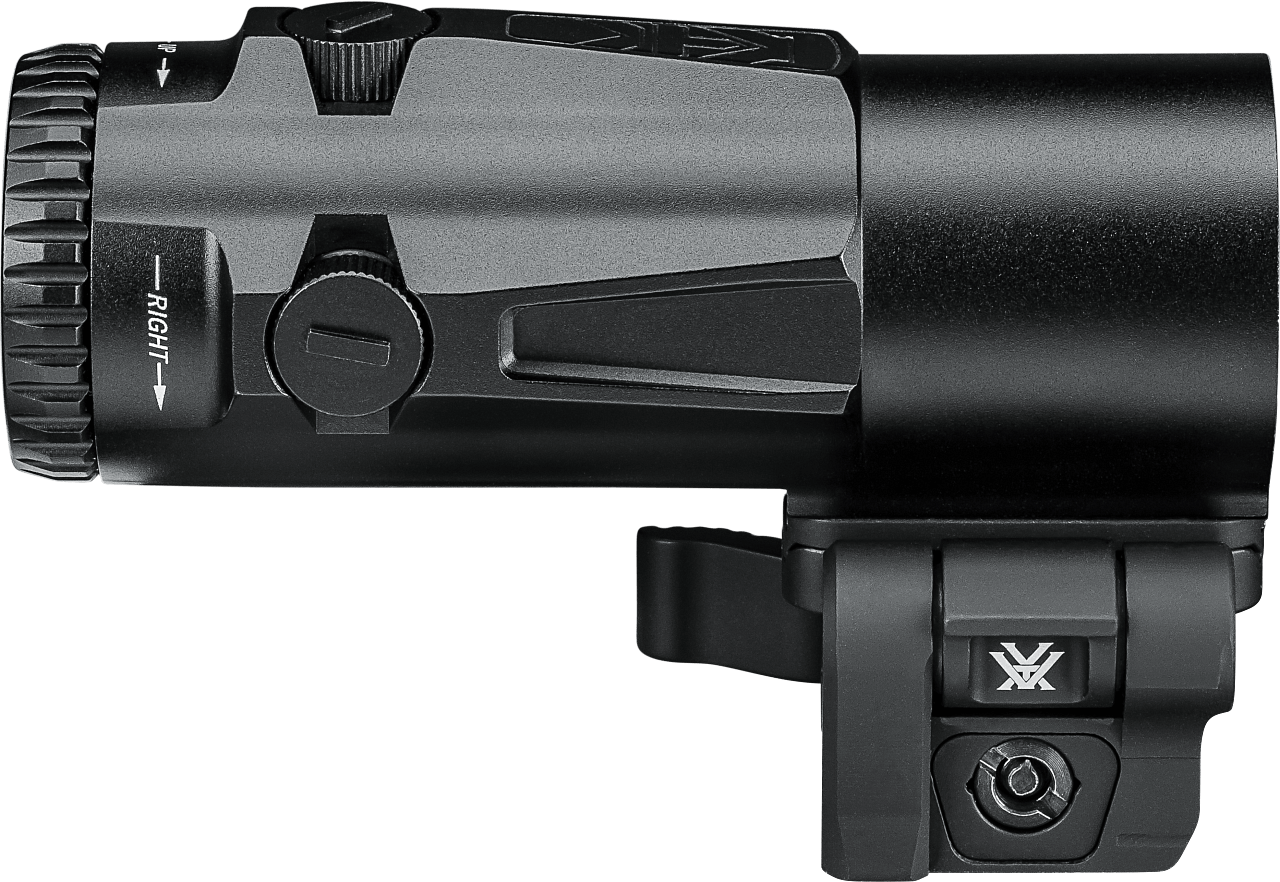 Vortex Micro 6X Magnifier MAGNIFIER QD Flip Mount | Black | Big