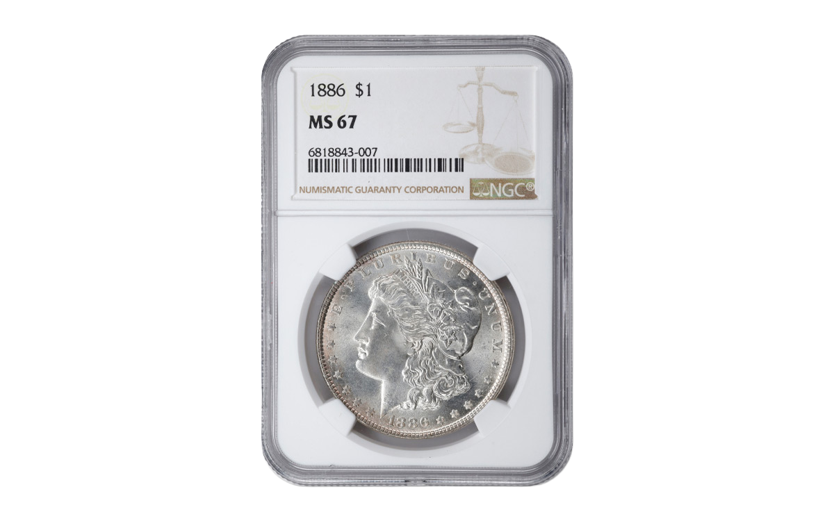 1885-O Morgan Silver Dollar NGC MS66 | GOVMINT