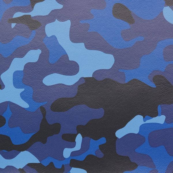 迷彩柄・ミリタリー柄 青色・ネイビー系 - 合皮.jp - 人工皮革・合成