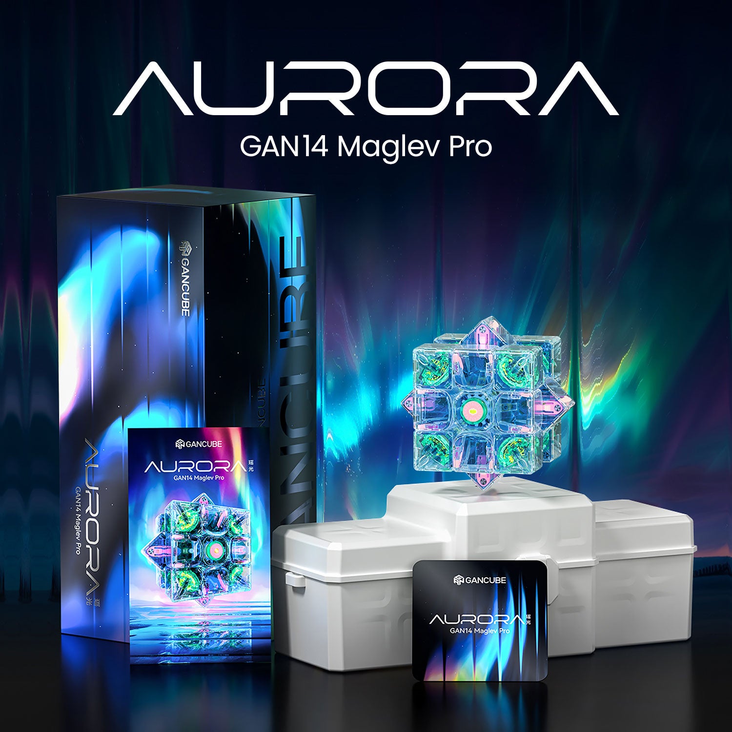 2024 Summer Limited Edition GAN14 Maglev Pro Aurora (For display