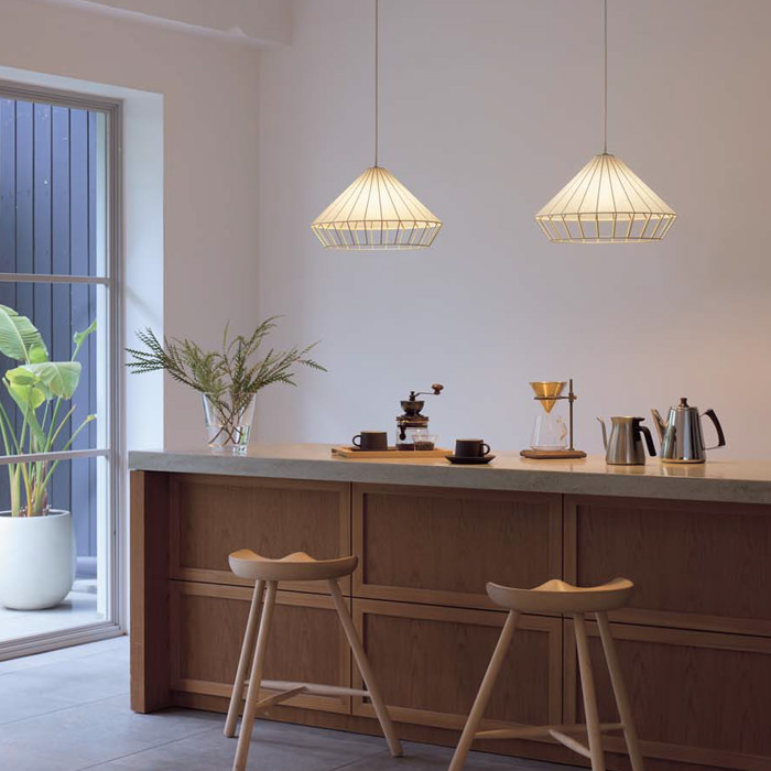 YUI ペンダントライト 和紙・60W相当｜照明のライティングファクトリー