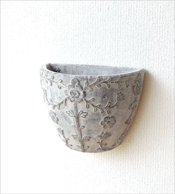 鉢 プランター 壁掛け 陶器 おしゃれ ウォールプランター クラシック