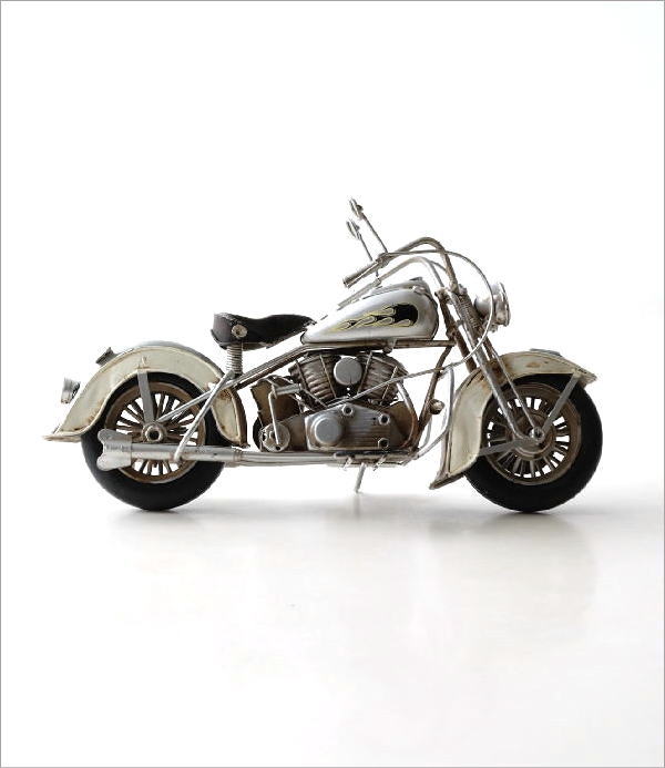 置物 オブジェ バイク おもちゃ アンティーク調 おしゃれ レトロ