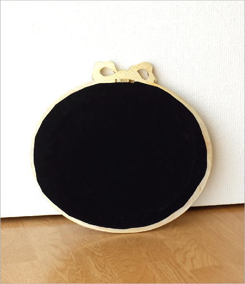 鏡 壁掛けミラー おしゃれ 壁掛け リボン オーバル 楕円 アンティーク