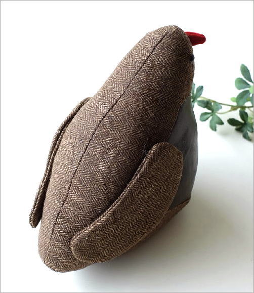 ドアストッパー 室内 置き型 鳥 バード ぬいぐるみ かわいい 布 動物