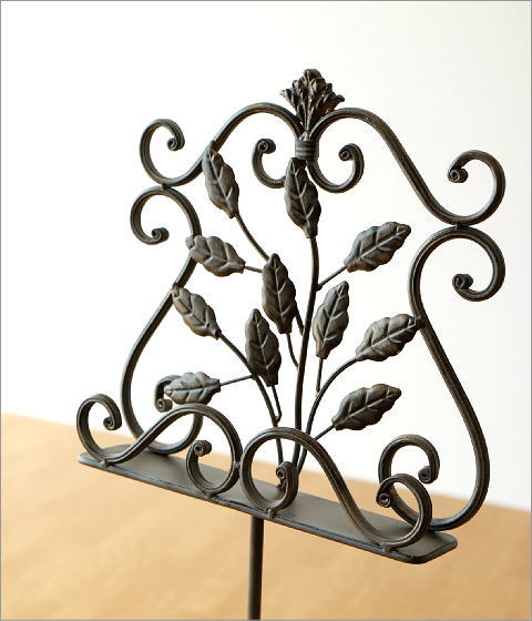 譜面台 アンティーク おしゃれ 鉄製 絵画 リース スタンド メニュー