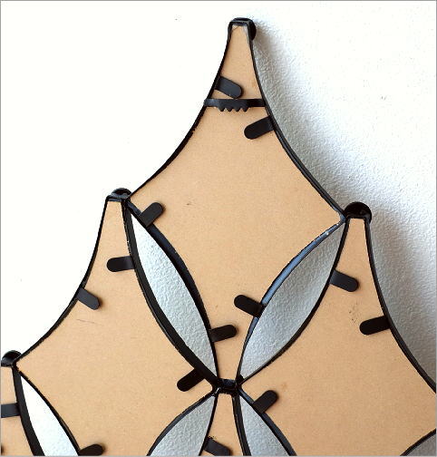 壁飾り ミラー アイアン 壁掛け インテリア おしゃれ 壁面 飾り 装飾